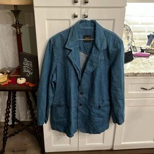 Jules old school vintage retro style leisure, blue jeans, jacket made in USA